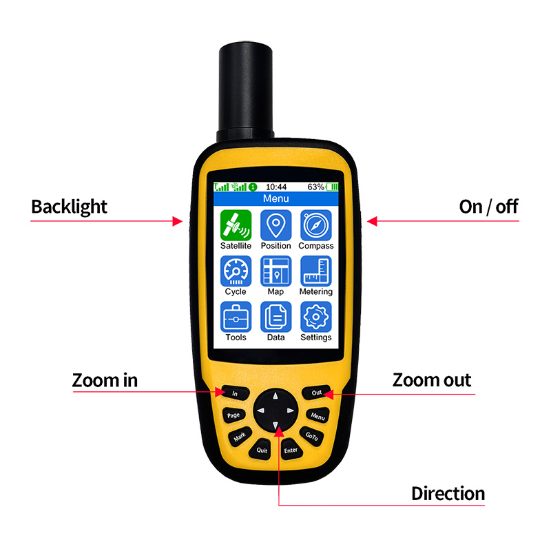 660 dual frequency RTK handheld measuring instrument