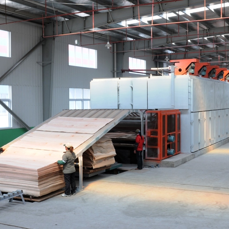 3 layers net/roller veneer dryer