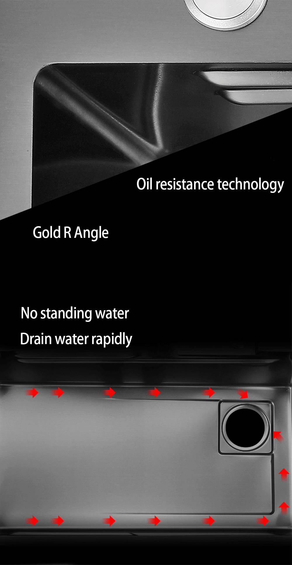 Waterfall Sink Kitchen Stainless Steel Topmount Sink Large Single Slot Wash Basin With Multifunction Touch Waterfall Faucet supplier