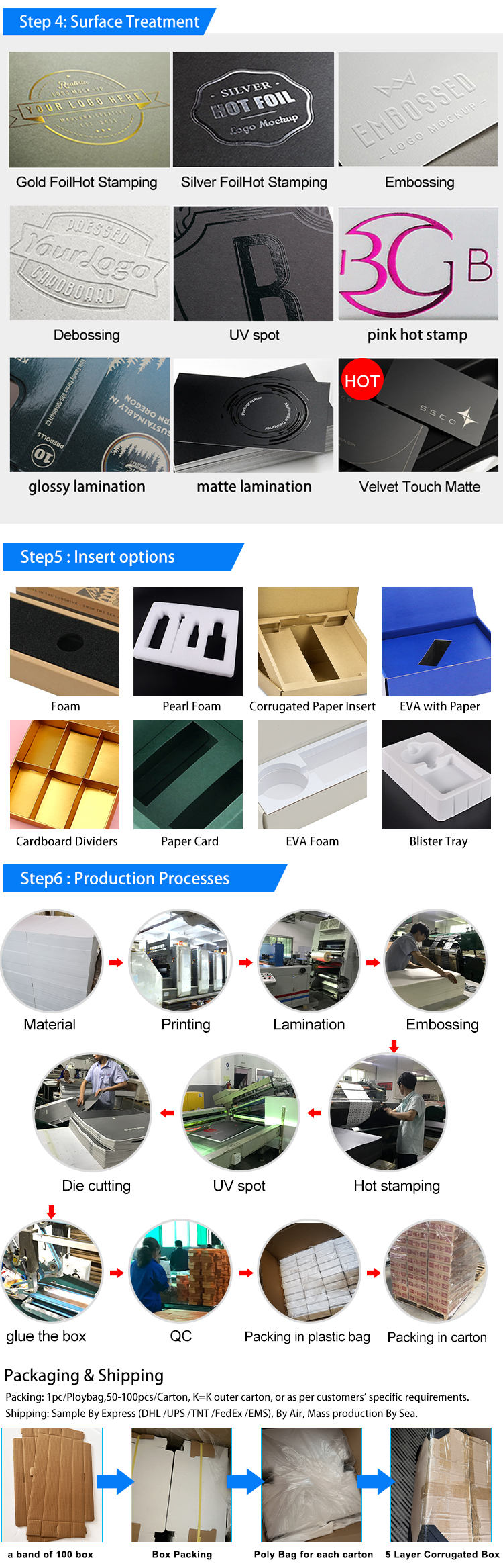 Custom Logo Corrugated Cardboard Matte Black Shipping Boxes Folding Mailer Box factory