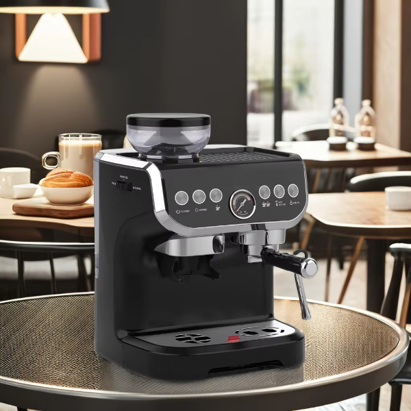 Dile adiós al café molido previamente con una espresso machine y molino de calidad