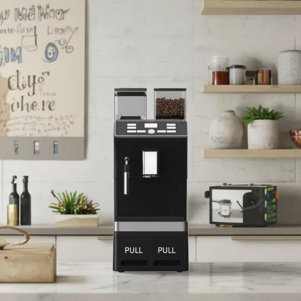 Užívajte si svoju obľúbenú kávu na stlačenie tlačidla s automatickým kávovarom