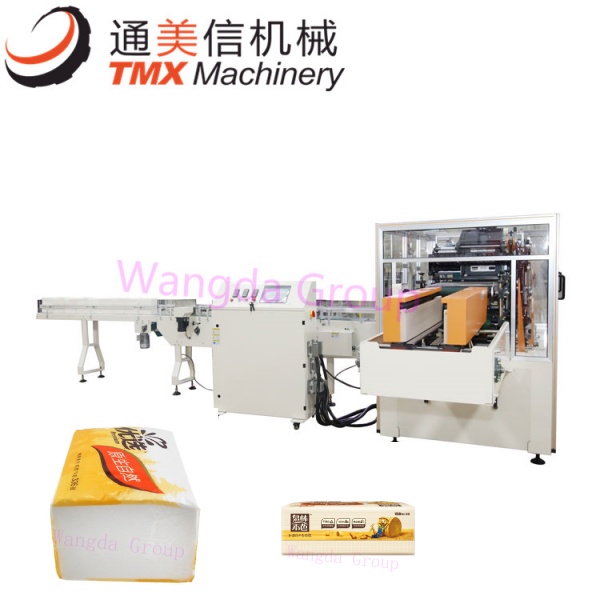 Eleve prodikivite ou e redwi erè ak machin otomatik pou empaquete tisè mol.