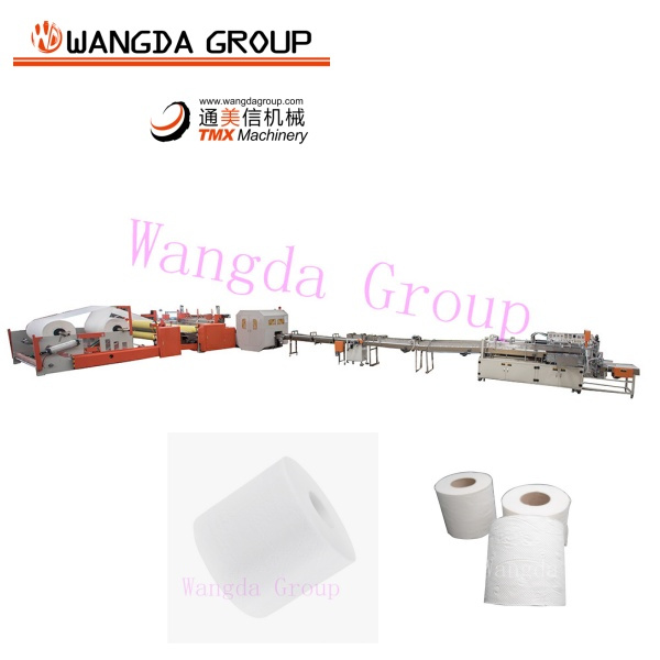 Boost productivity with a tissue paper roll machine.