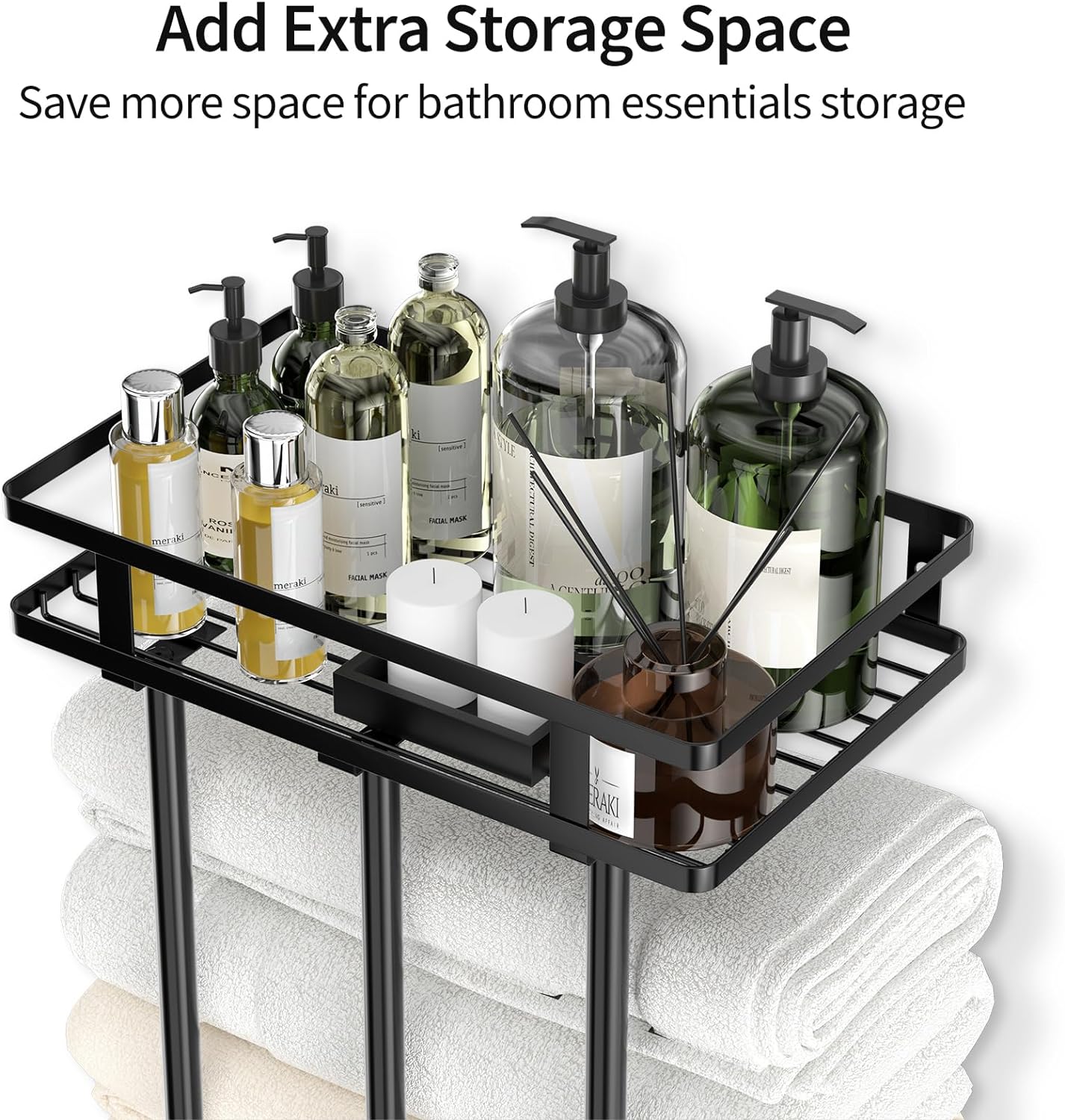 Triple Towel Storage Rack