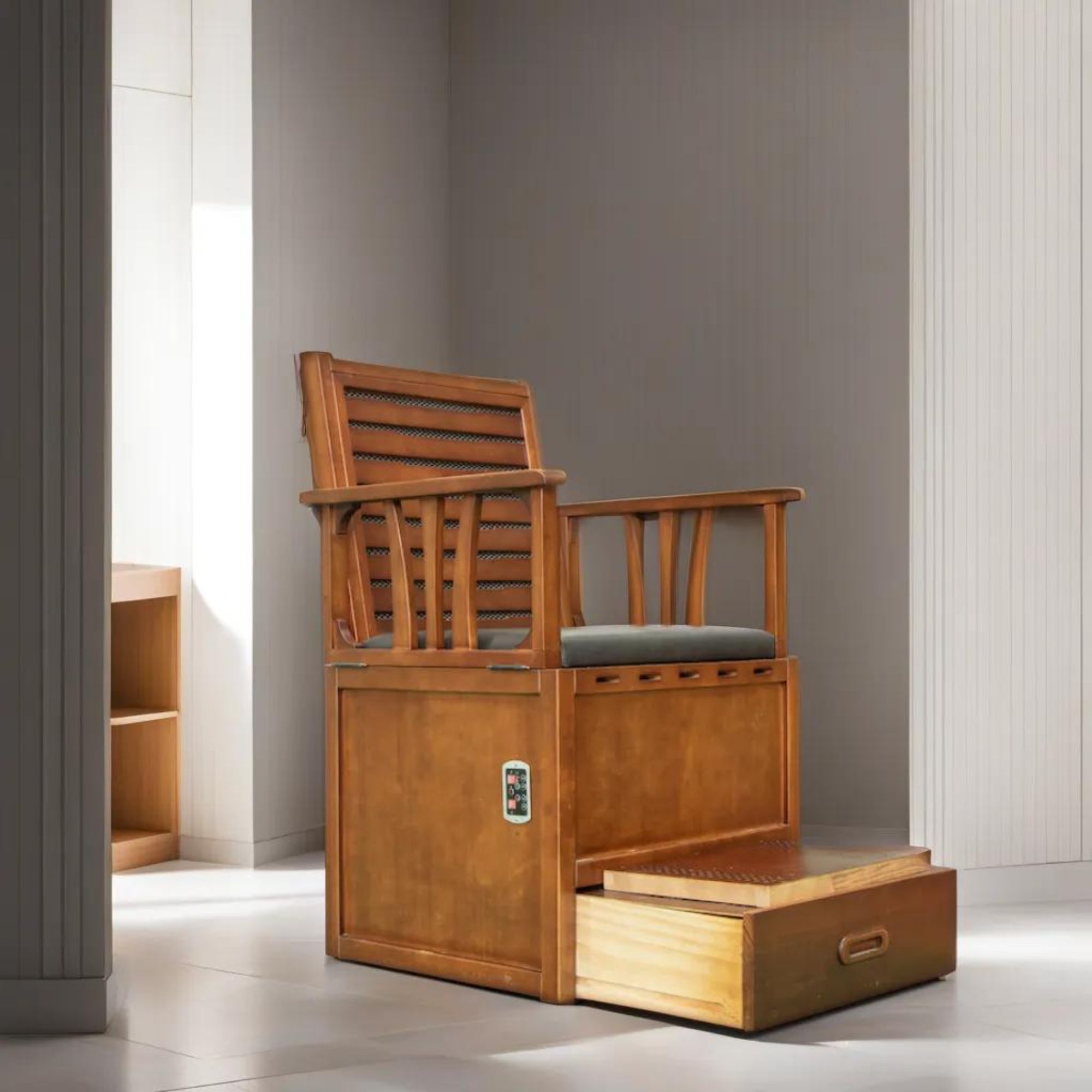 Using a Far Infrared Fumigating Chair for Relaxation and Detoxification