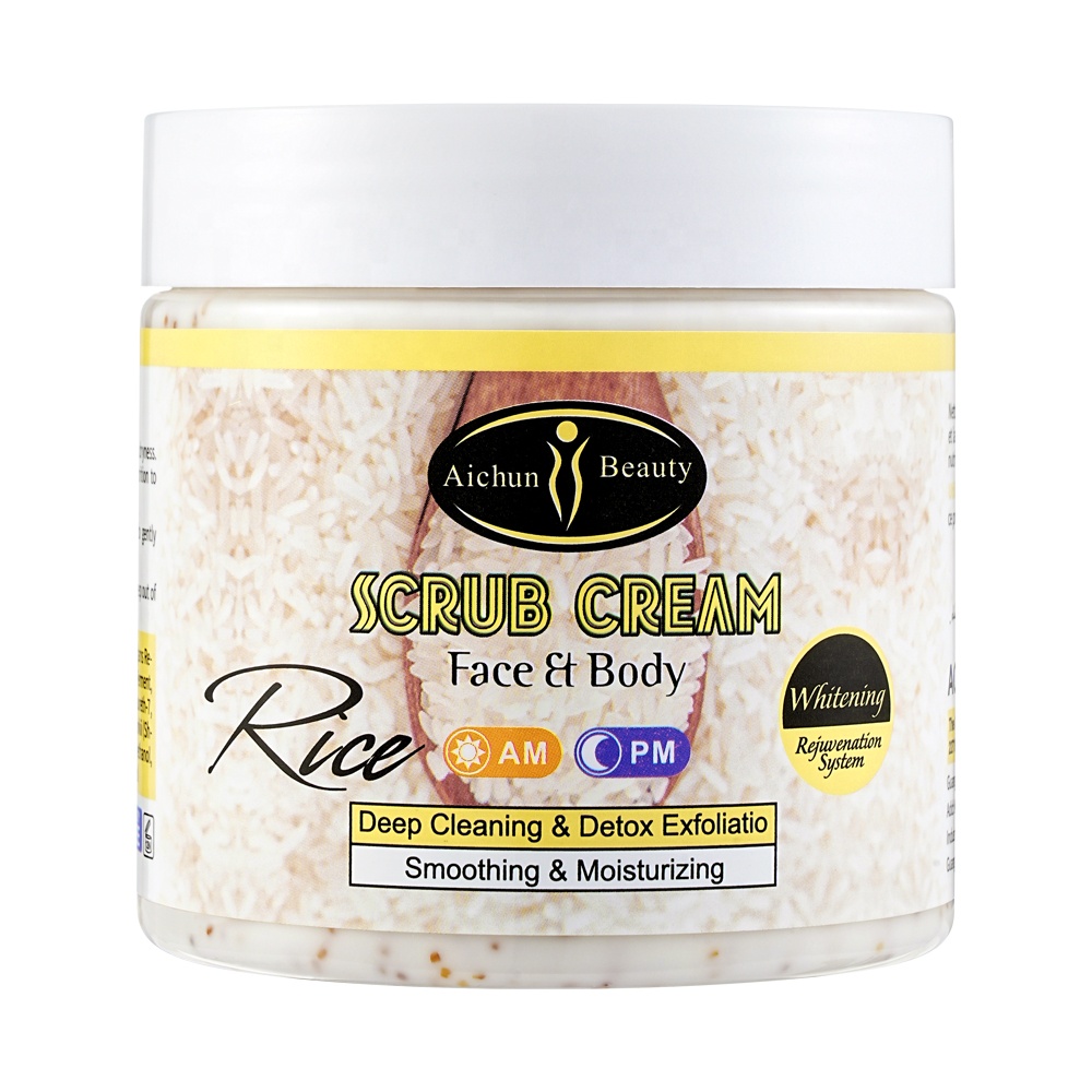 Aichun beauty эскертүчү 100% табиаттык жарык дөнгөлөгү солт скраб өнөрдүү очурган скраб