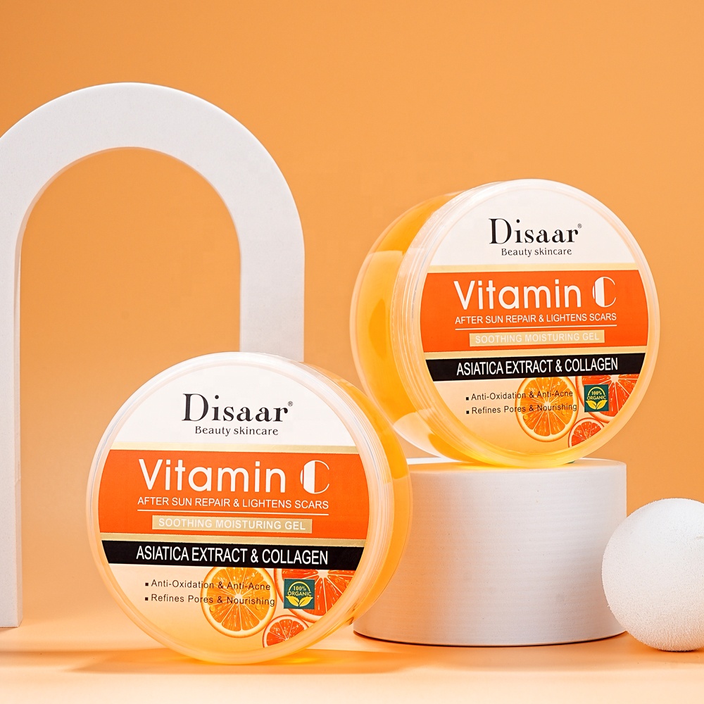 Disaar Vitamin C ачыктуу жана чакырдуу көздөгүчү ырыс гель