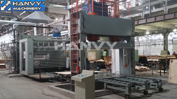 4x8ft High Speed 100m/min Plywood Edge Cutting Trimming Saw Plywood Making Machine details
