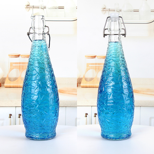 Choose Glass Bottles with Flip Top Lids for Everyday Use