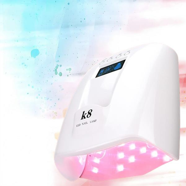 Durable UV LED light with multiple timing options for precise nail curing