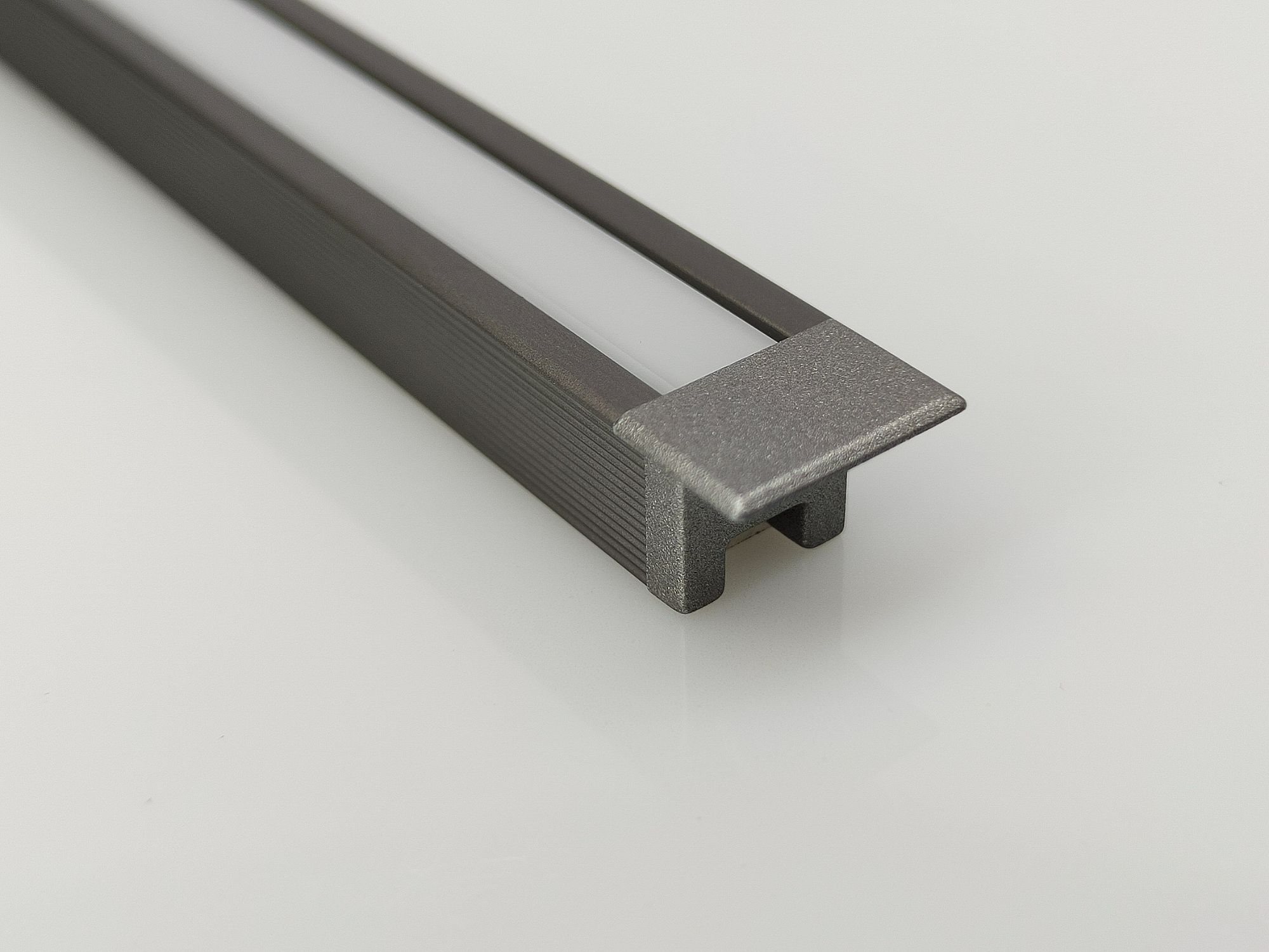 JC-2123-2 Slotted Aluminium LED Light W9.6mm x H9.3mm