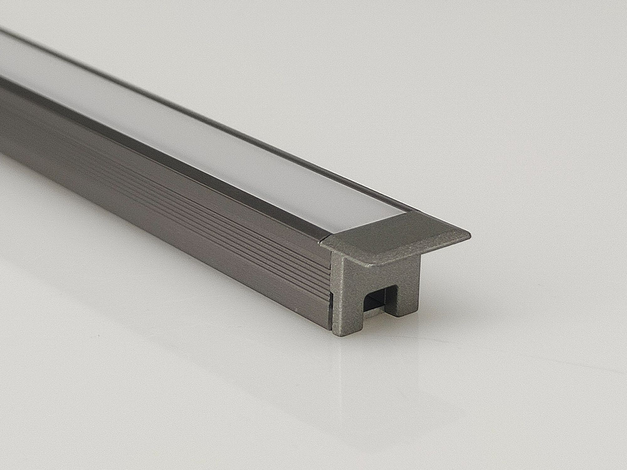 JC-2112 Recessed Aluminum Strip Light W9.9mm x H8.9mm