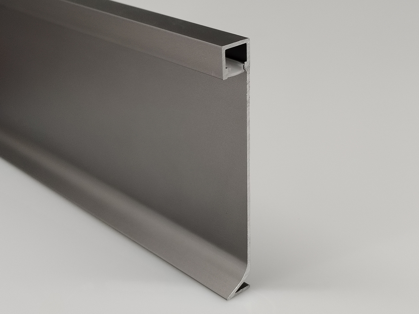 JC-2104 Living Room Aluminum Skirting W10mm x H80mm