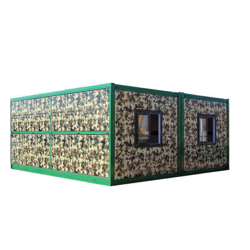 40ft glass sloping roof in Thai ancient style prefabricated house container building steel construction module summerhouse home supplier