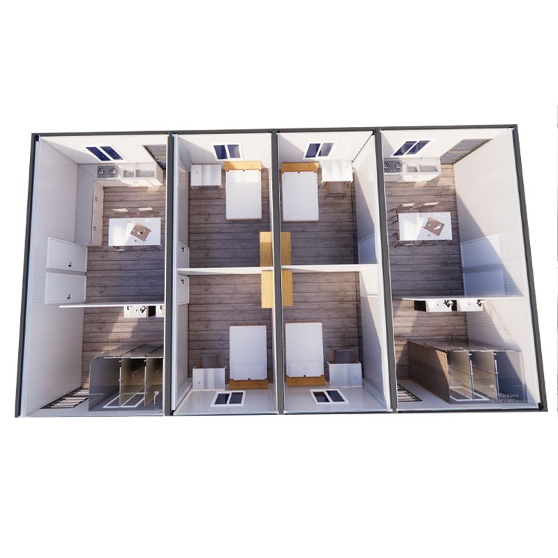 Effektiv och miljövänlig konstruktion av containerhus