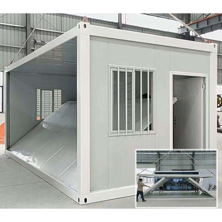 40ft glass sloping roof in Thai ancient style prefabricated house container building steel construction module summerhouse home supplier