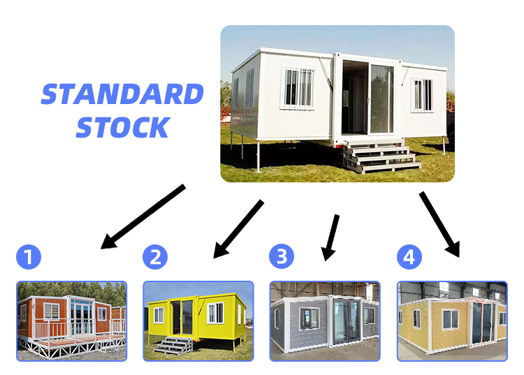 Factory Custom 40ft Expandable Mobile Folding Container Portable Prefabricated Houses prefab Home Hotels Sandwich Panel factory