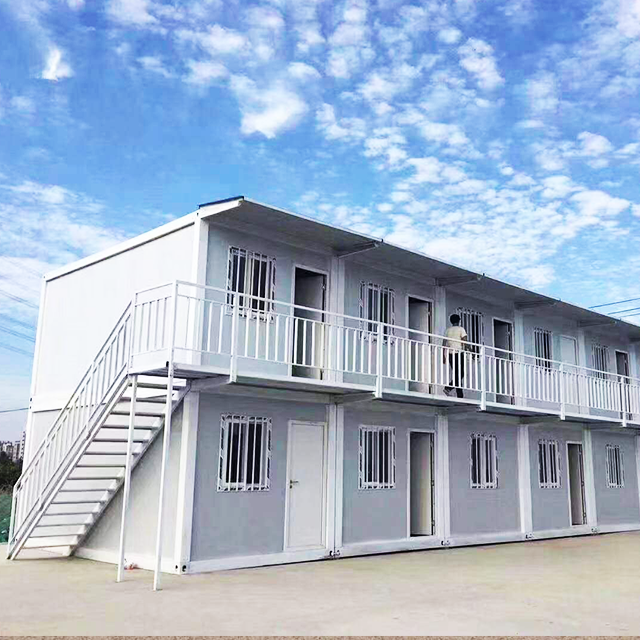 40ft glass sloping roof in Thai ancient style prefabricated house container building steel construction module summerhouse home factory