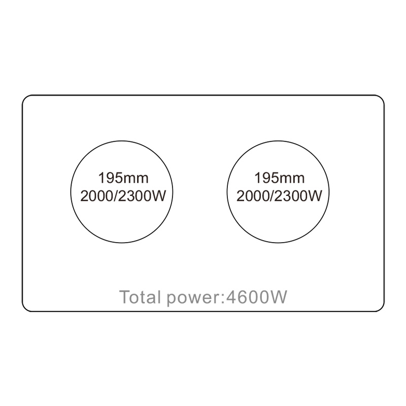 IH7246M1/A-S03 | 2 Burners Electric Ceramic Hob Induction Cooker details