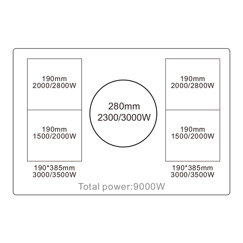 IH9590FM1/A-S08 | 4 Burners Electric Induction Cooker manufacture