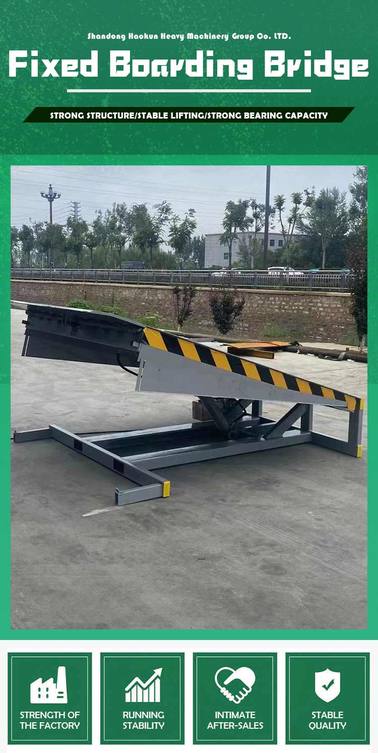 Hydraulic Lift Table Steel Warehouse Equipment Lifting Loading Ramp Hydraulic Dock Leveler For Truck Ramp manufacture