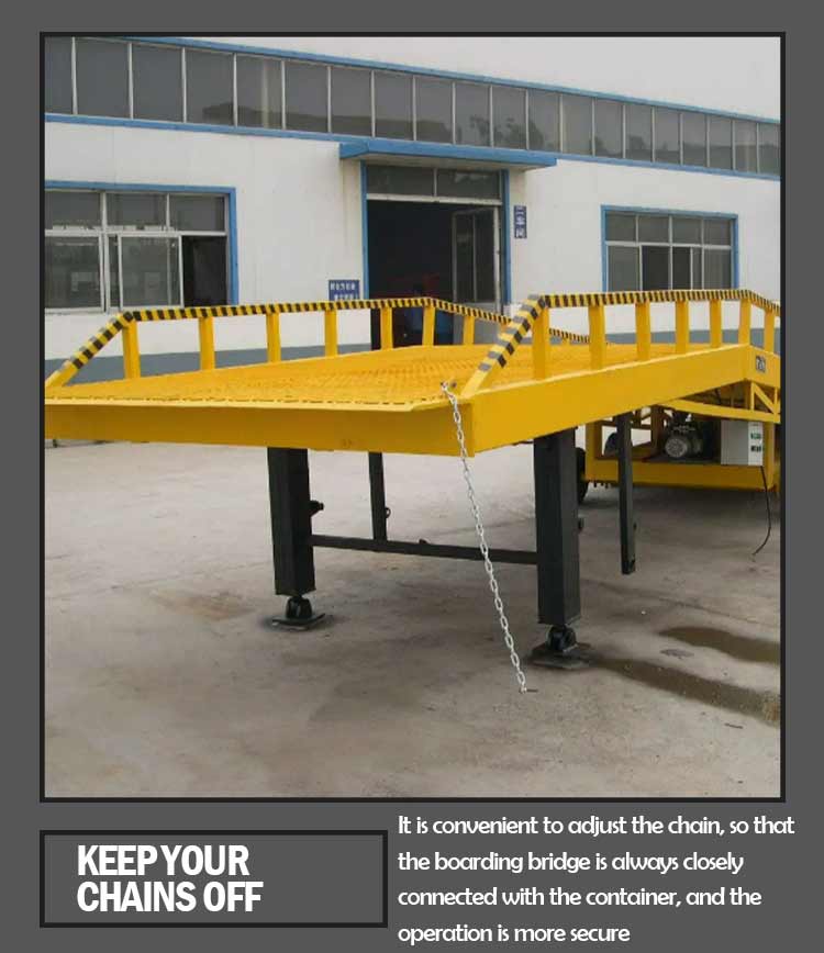 1-10 12 15 Ton Mobile Forklift Ramp Loading Platform Movable Slope Load Capacity for Farm Industry factory