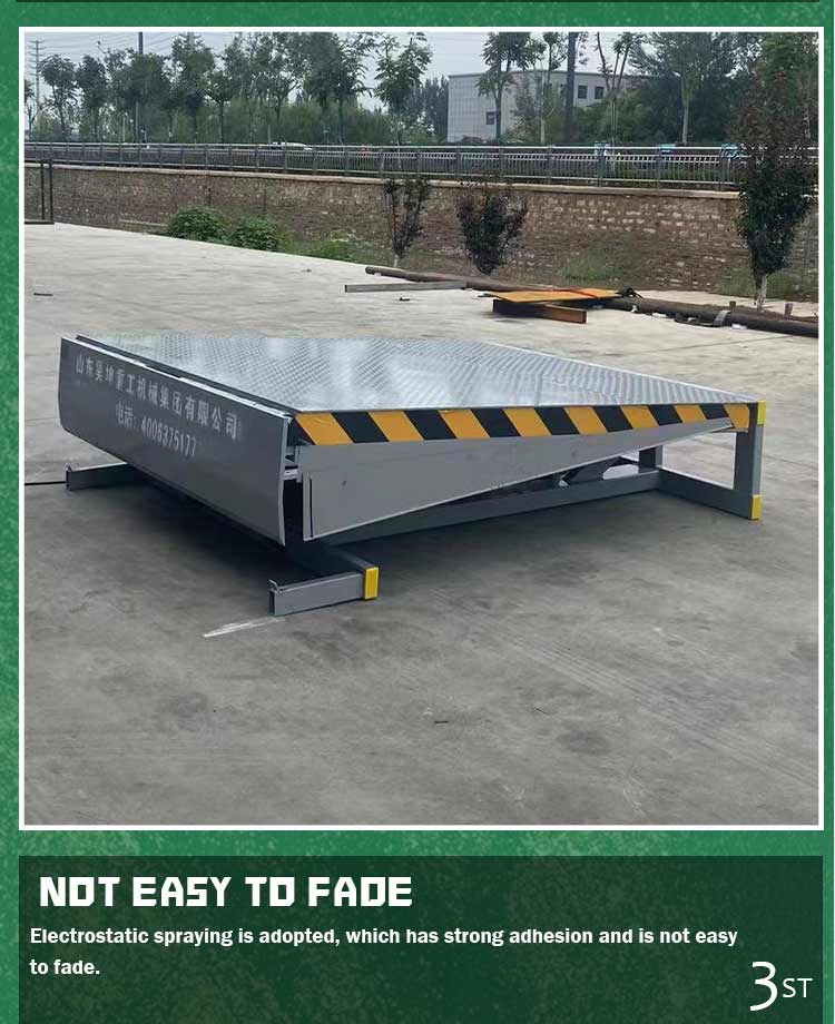 Hydraulic Lift Table Steel Warehouse Equipment Lifting Loading Ramp Hydraulic Dock Leveler For Truck Ramp details