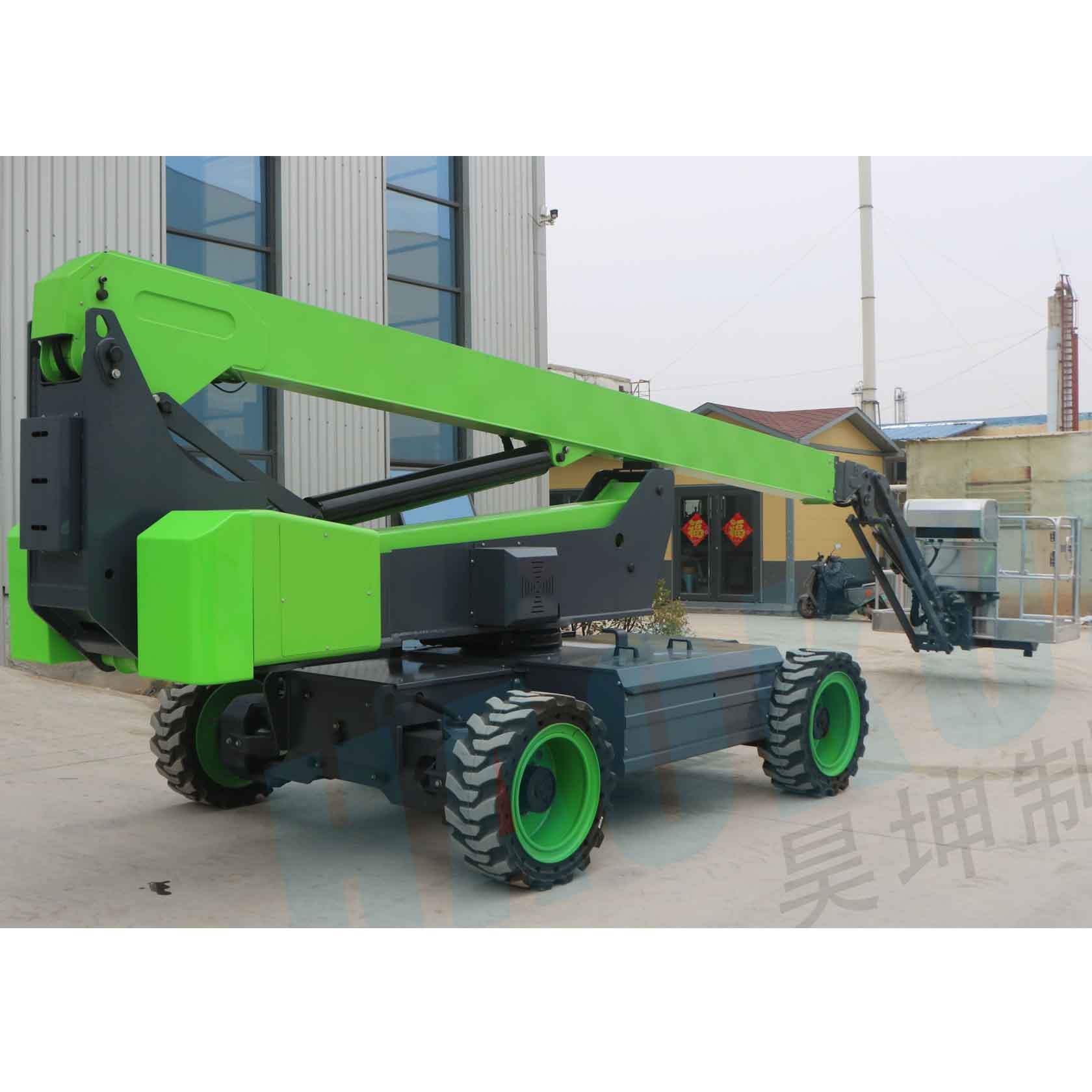 CE ISO Straight boom lift telescopic boom lift Aerial lifting platform