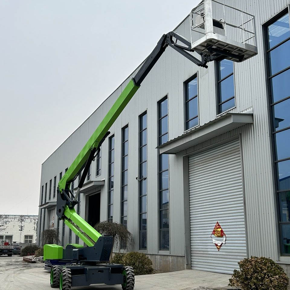 CE ISO Straight boom lift telescopic boom lift Aerial lifting platform