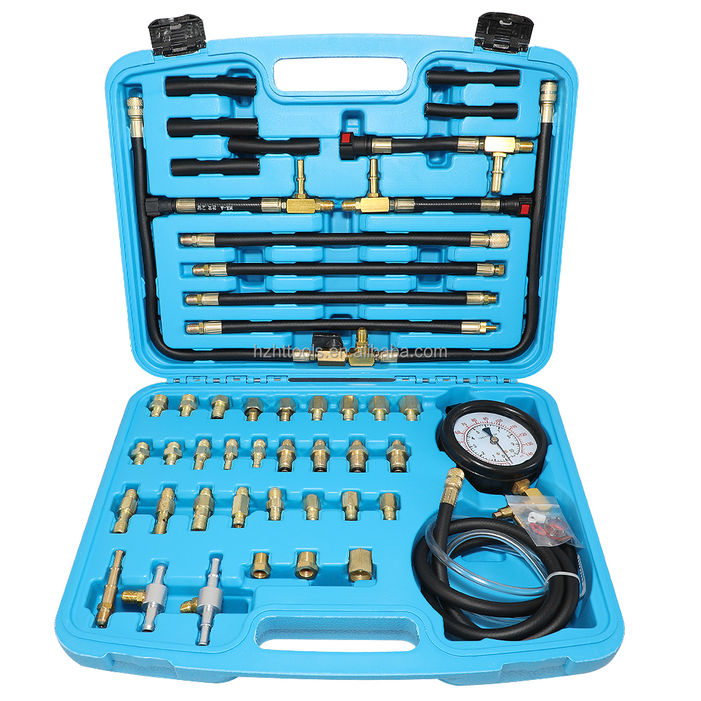 Factory Wholesale TU-443 Universal Car Fuel Diesel Pressure Tester Gauge 0-140 PSI Engine Testing Tool Kit for All Vehicles details