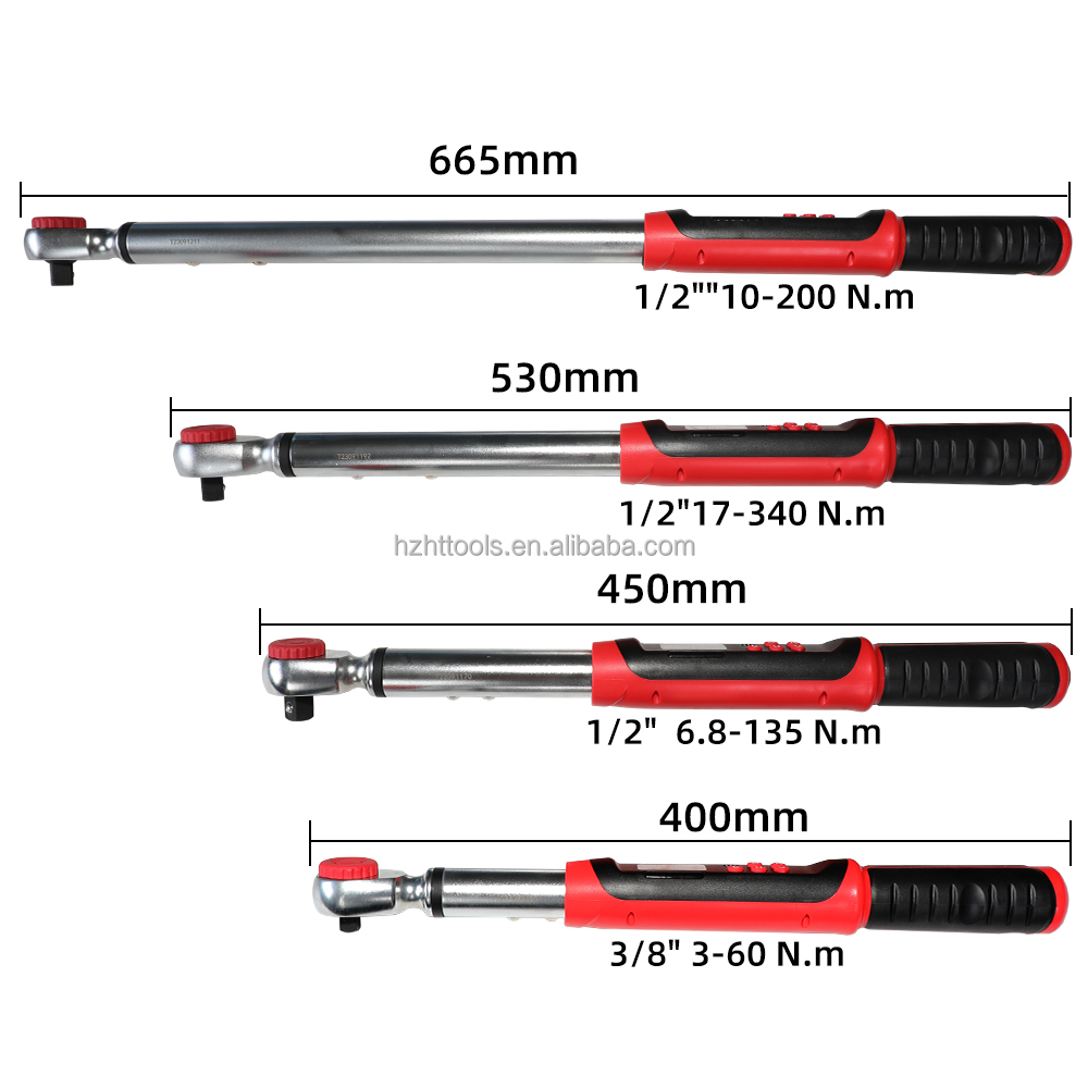 Professional manufacturers automotive tools 3-60N.m digital display torque wrench details