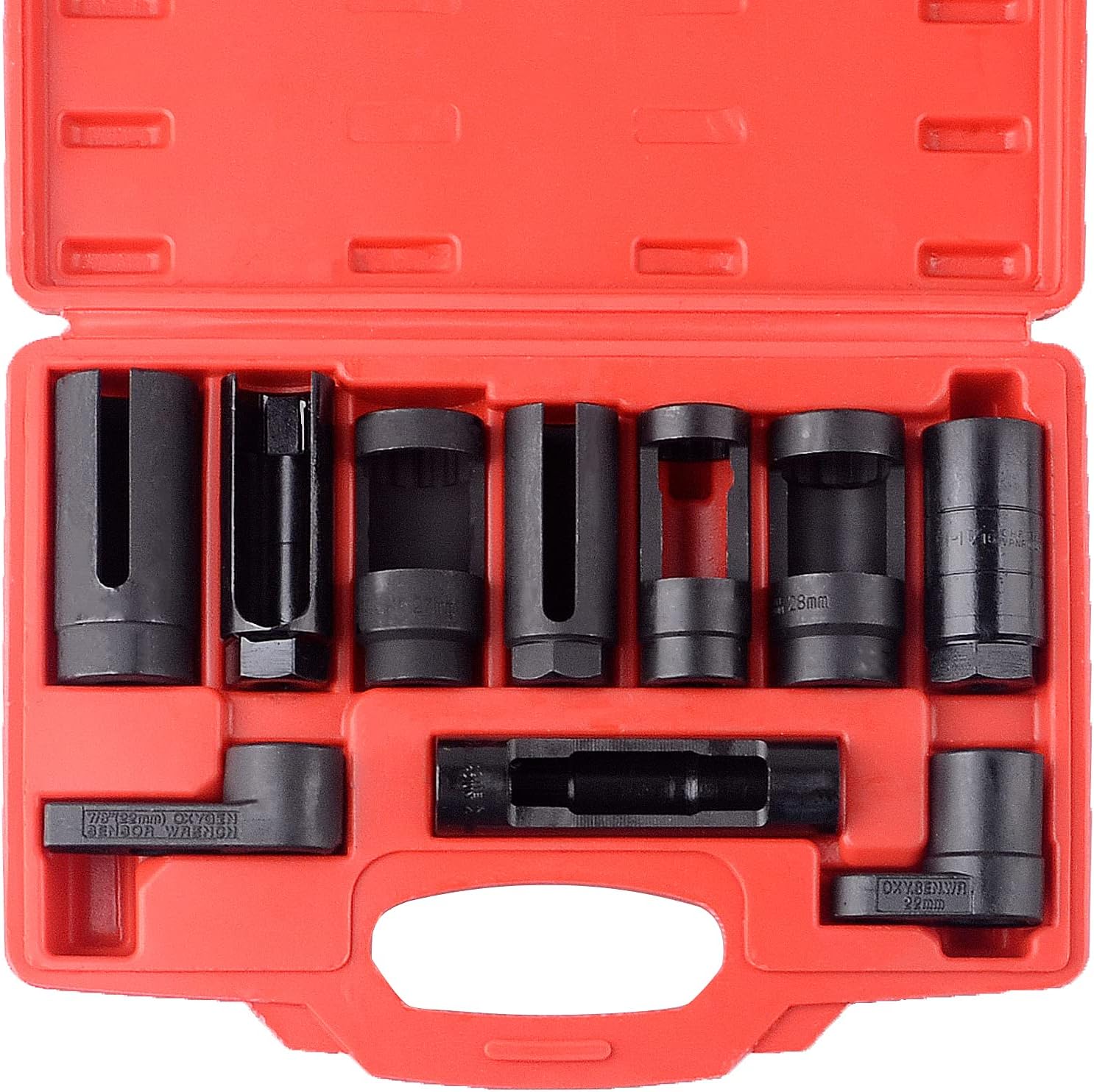 10pcs Sensor & Sending Unit Socket Set Oxygen Sensor Socket Hand Tool Set manufacture