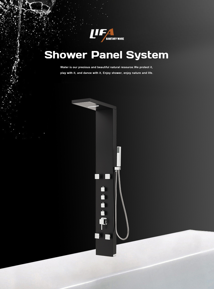 Super quality economical shower column water saving stainless steel shower panel CF-8350 supplier