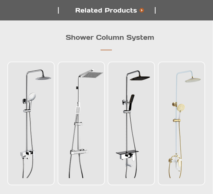 wholesale price shower column hydro massage rainfall installation high pressure shower panel CF-3049 factory