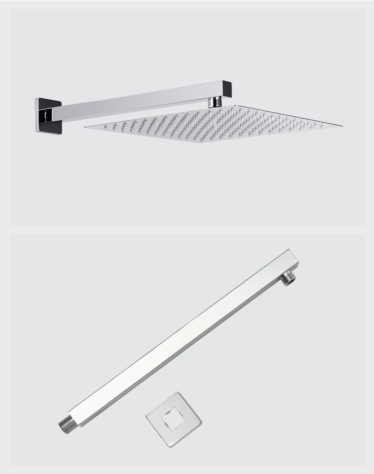 Bathroom wall mounted shower head arm stainless steel shower arm F45/F46 factory