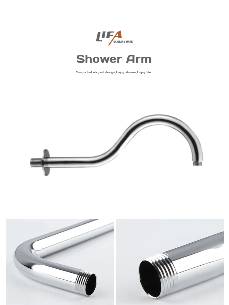 High quality stainless steel ceiling mounted shower shower arms F05 supplier
