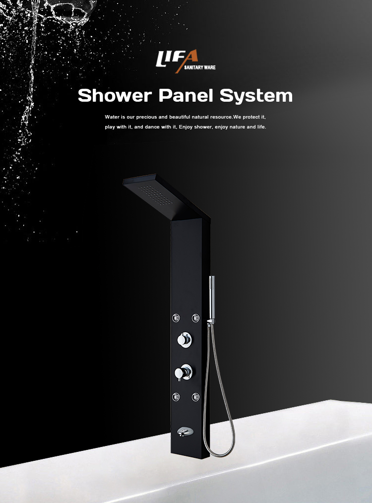 Quality guaranteed economical modern endure aluminum alloy rain shower panel CF-9224 factory