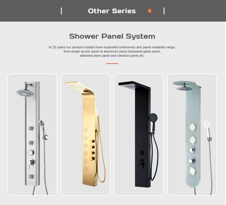 The New Listing Waterproof Modern Multi-Function Pvc Wall Shower Panel With Jets CF-7006 factory