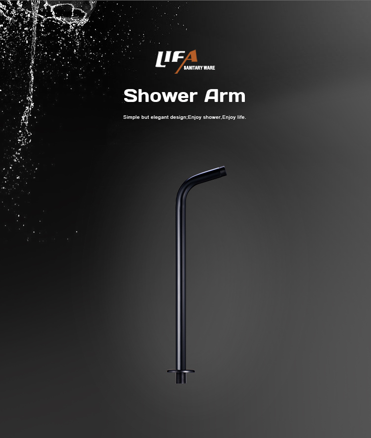 Wall mounted Shower head arm Stainless steel shower pipe for head shower F43/F44 factory