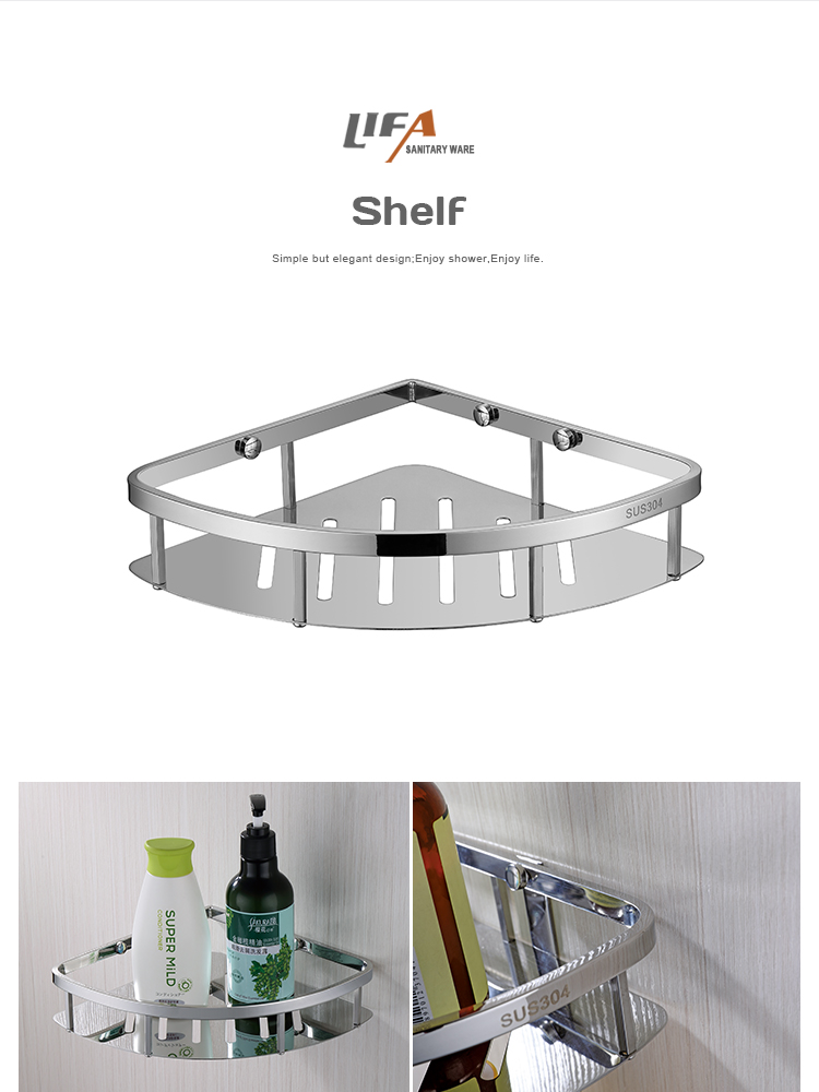 Bathroom corner shelf D1001 factory