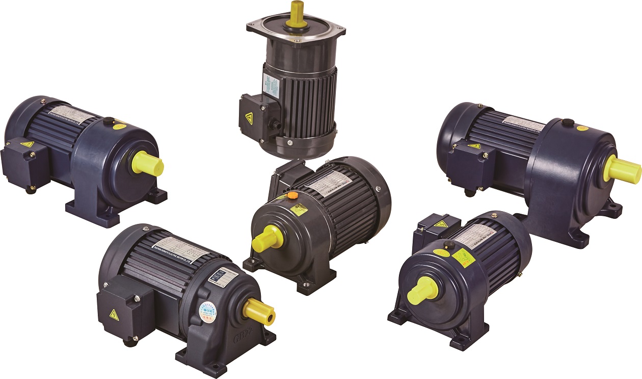 Small & medium Horizontal three phase standard helical gear motor details