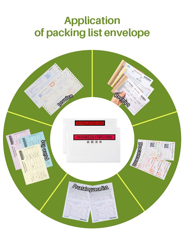 Printed text adhesive bag (10)