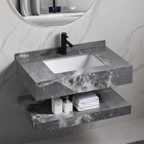 Simplify Your Morning Routine with Streamlined Bathroom Counter Tops and Sinks.
