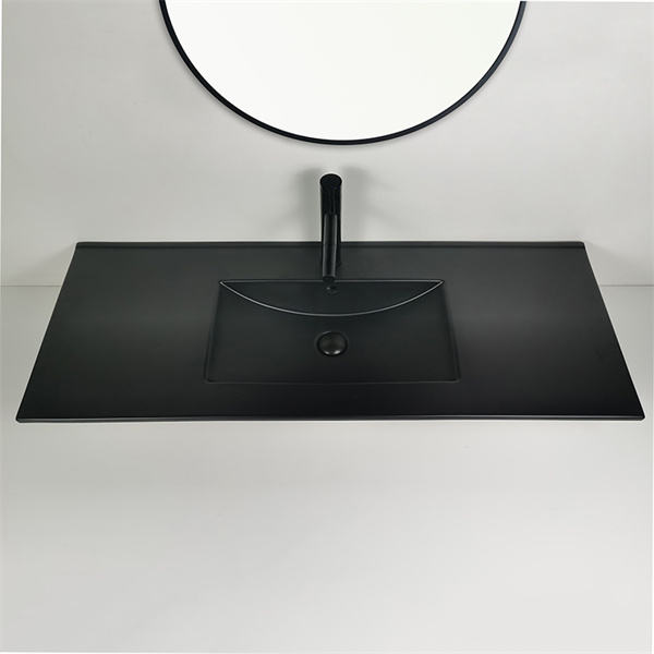 Increase storage and functionality with a custom vanity top