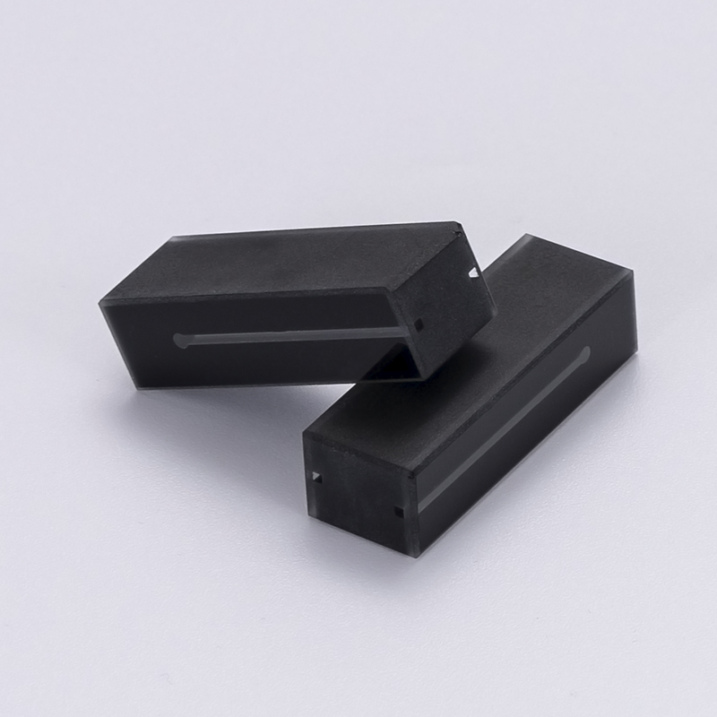 Celle di flusso in vetro ottico fuso