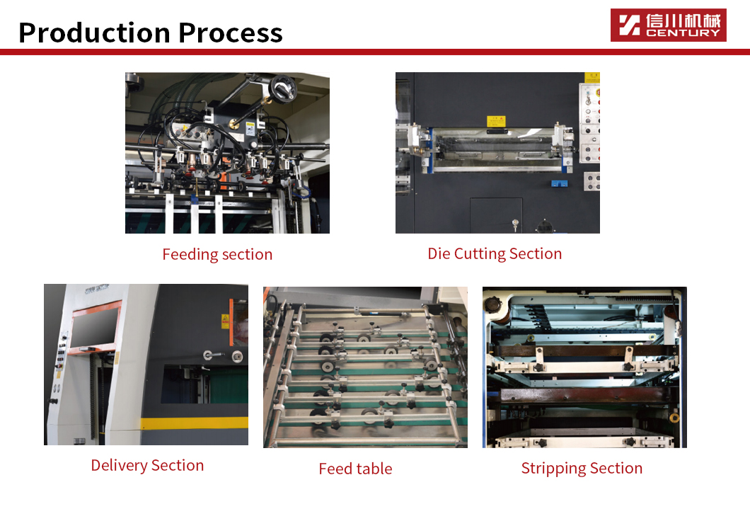 Die cutting machine automatic MZ1050 carton cutting machine and flat bed die cutting machine manufacture