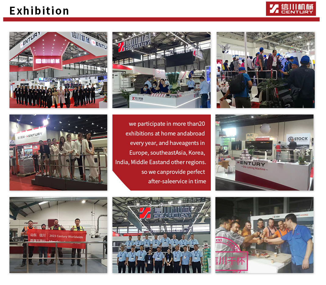 semi automatic die cutting machine MWB1850 paper processing machinery and flat bed die cutting machine manufacture