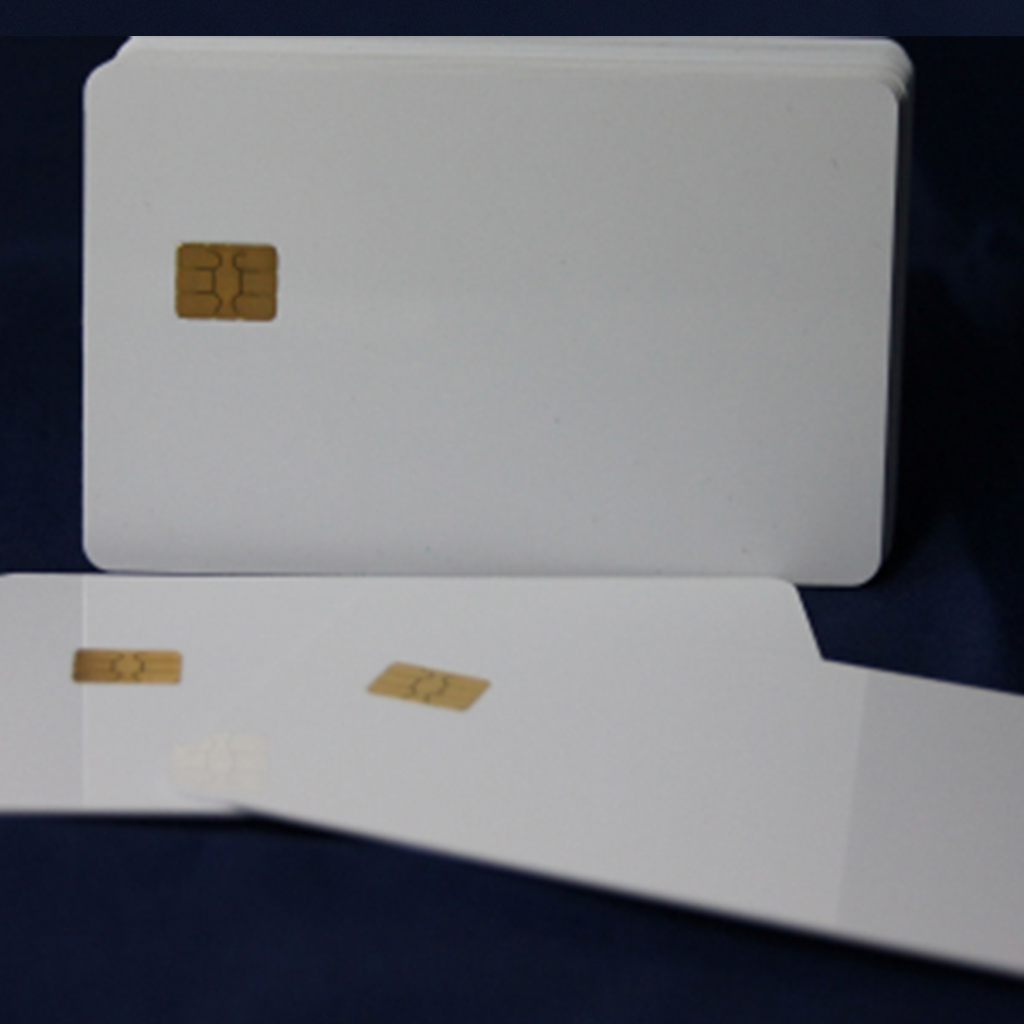 SUNLAN Wholesale White Printable PVC Card FM4428 AT24C64 Big Chip Smart IC Card rfid card factory