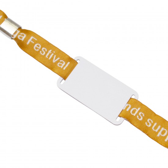 SUNLAN 13.56MHz NFC Fabric Wristband and NT213 Chip RFID Wristbands for Secure event and Convenient Access Control factory